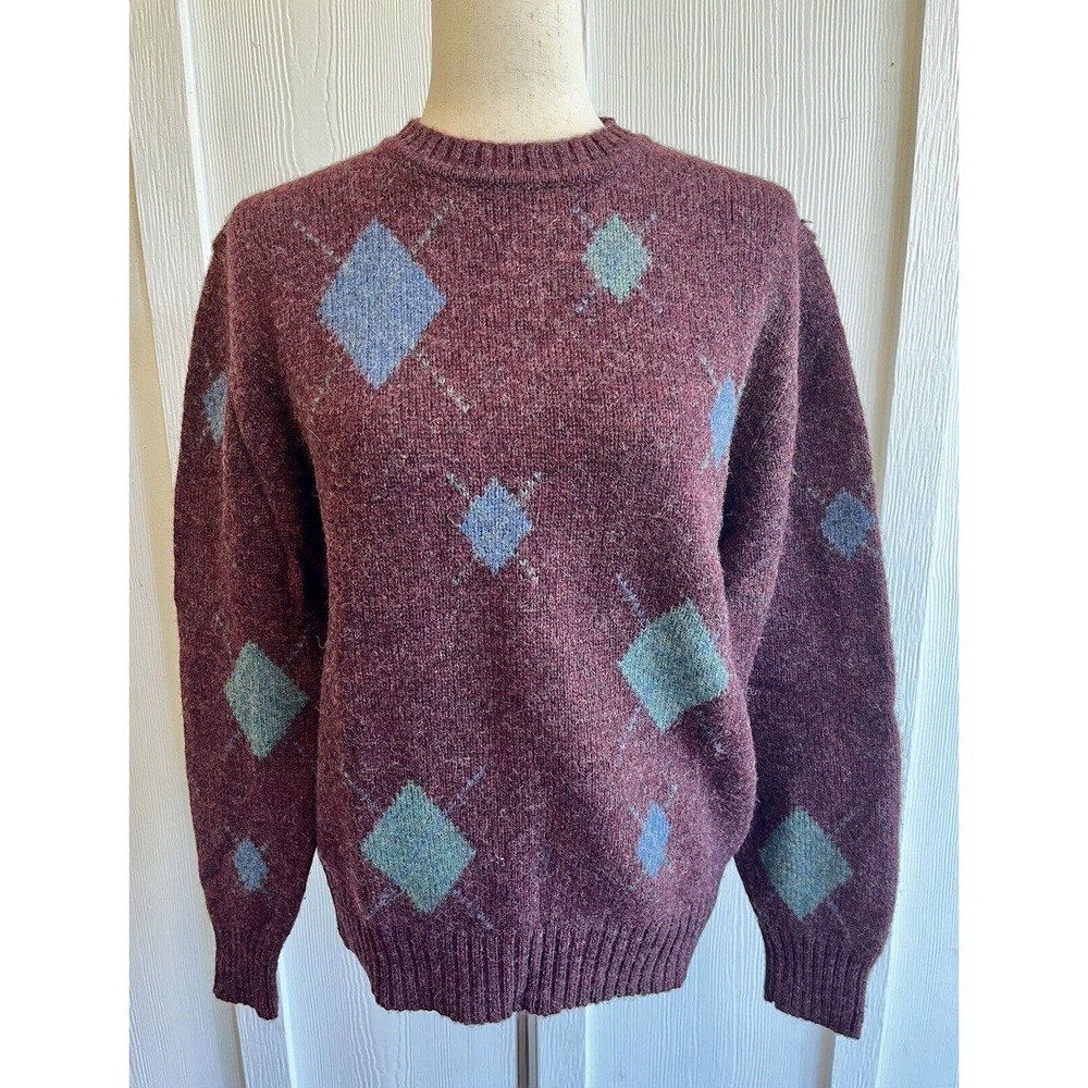 Harbour Club 100% Wool Men's Sweater Vintage Size Medium